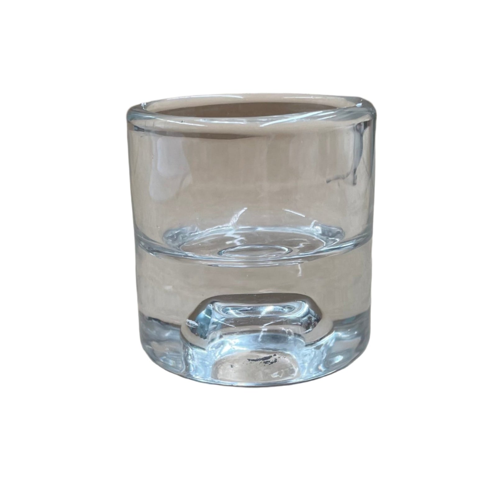 candle holder glass candle jar