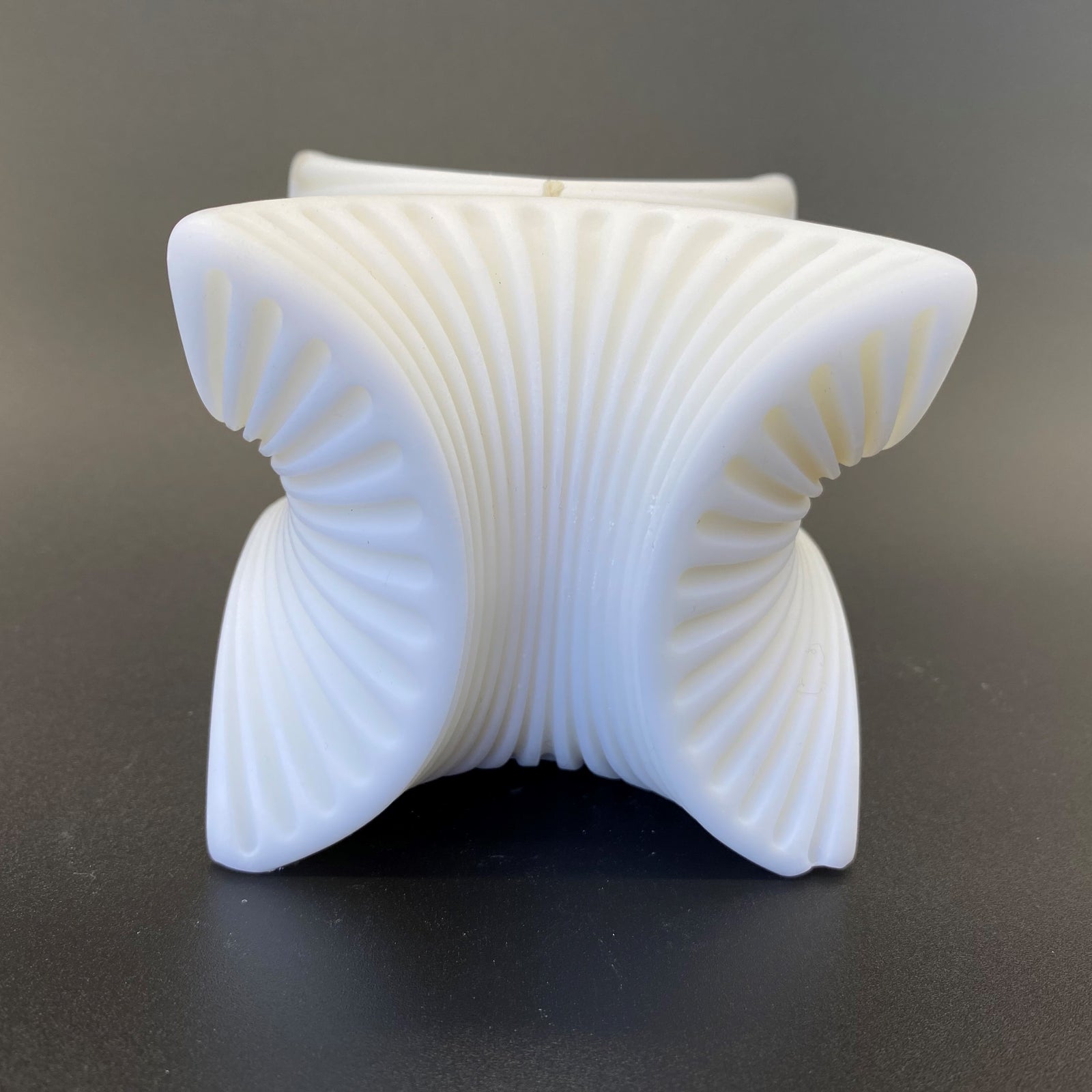 Curved Fan Silicon Candle Mould