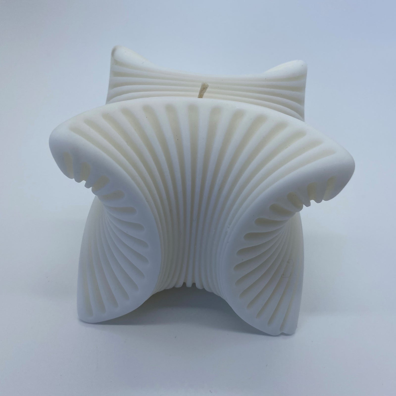 Curved Fan Silicon Candle Mould