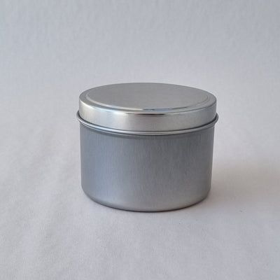 Candle Tin 6oz - Silver