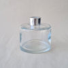 Diffuser Bottle - Round Clear 200ml - Silver Lid