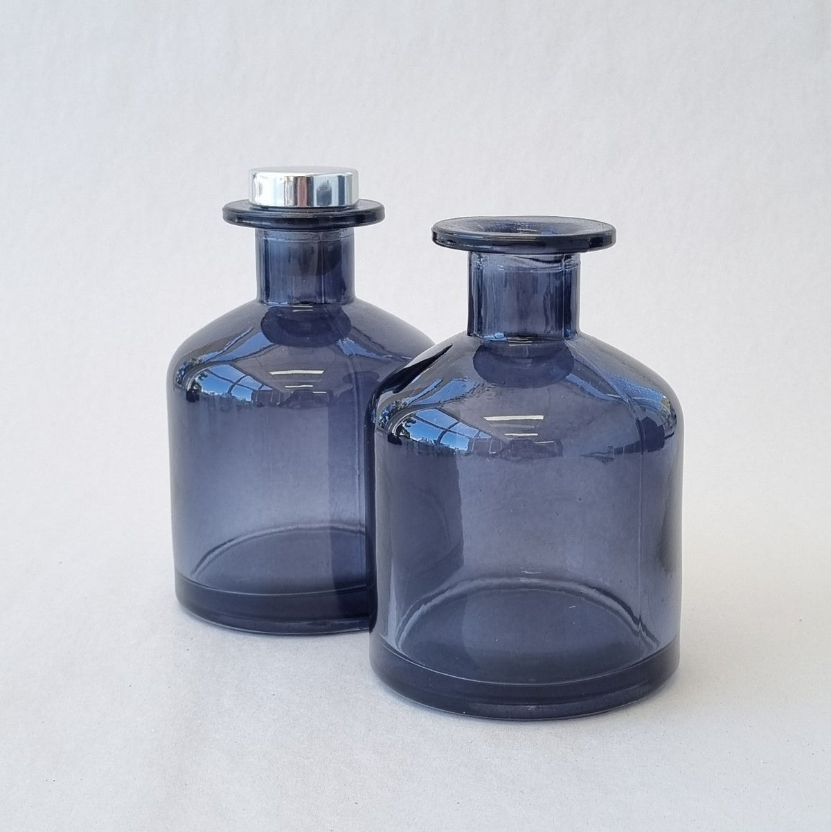 Diffuser Bottle - Pot Misty Tall 250ml- Silver Lid