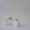Diffuser Bottle - Round Clear 200ML- Gold Lid