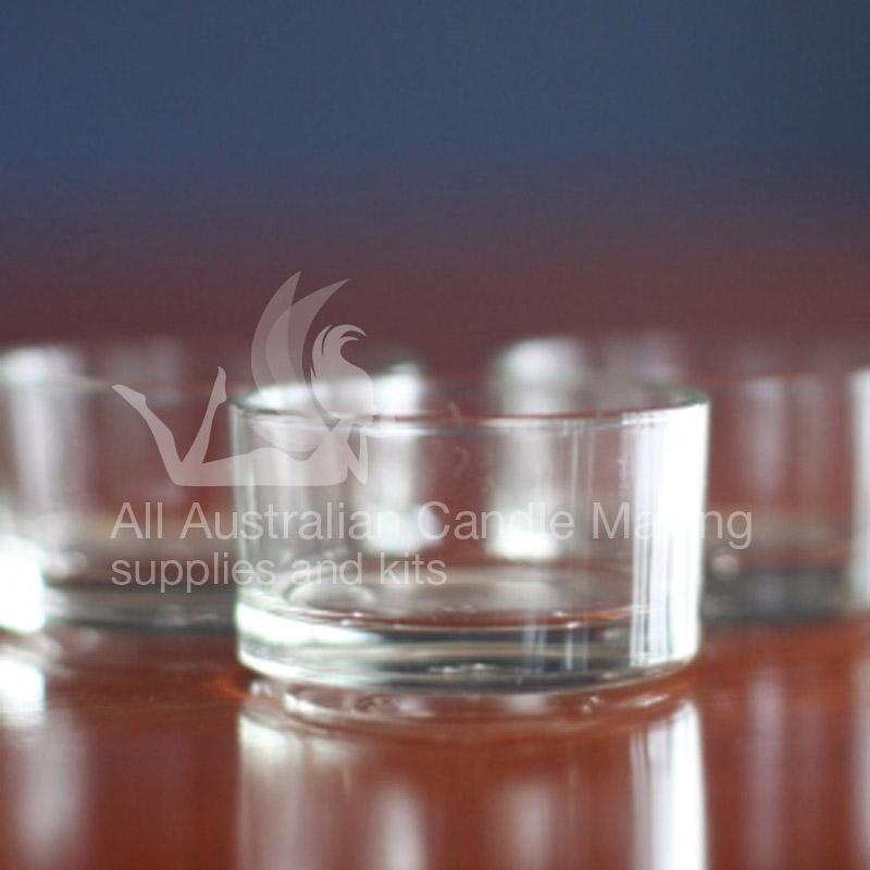 glass tea light cups