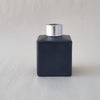 Diffuser Bottle - Square Matt Black 150ml - Silver Lid-$3 each in box of 12
