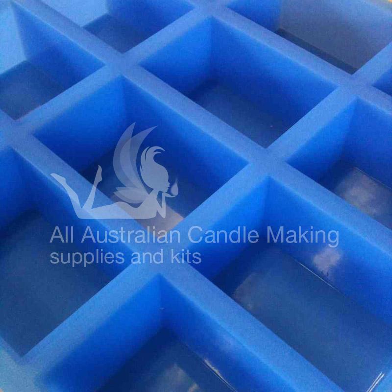 Rectangular - 12 cavities Silicon Soap Mould