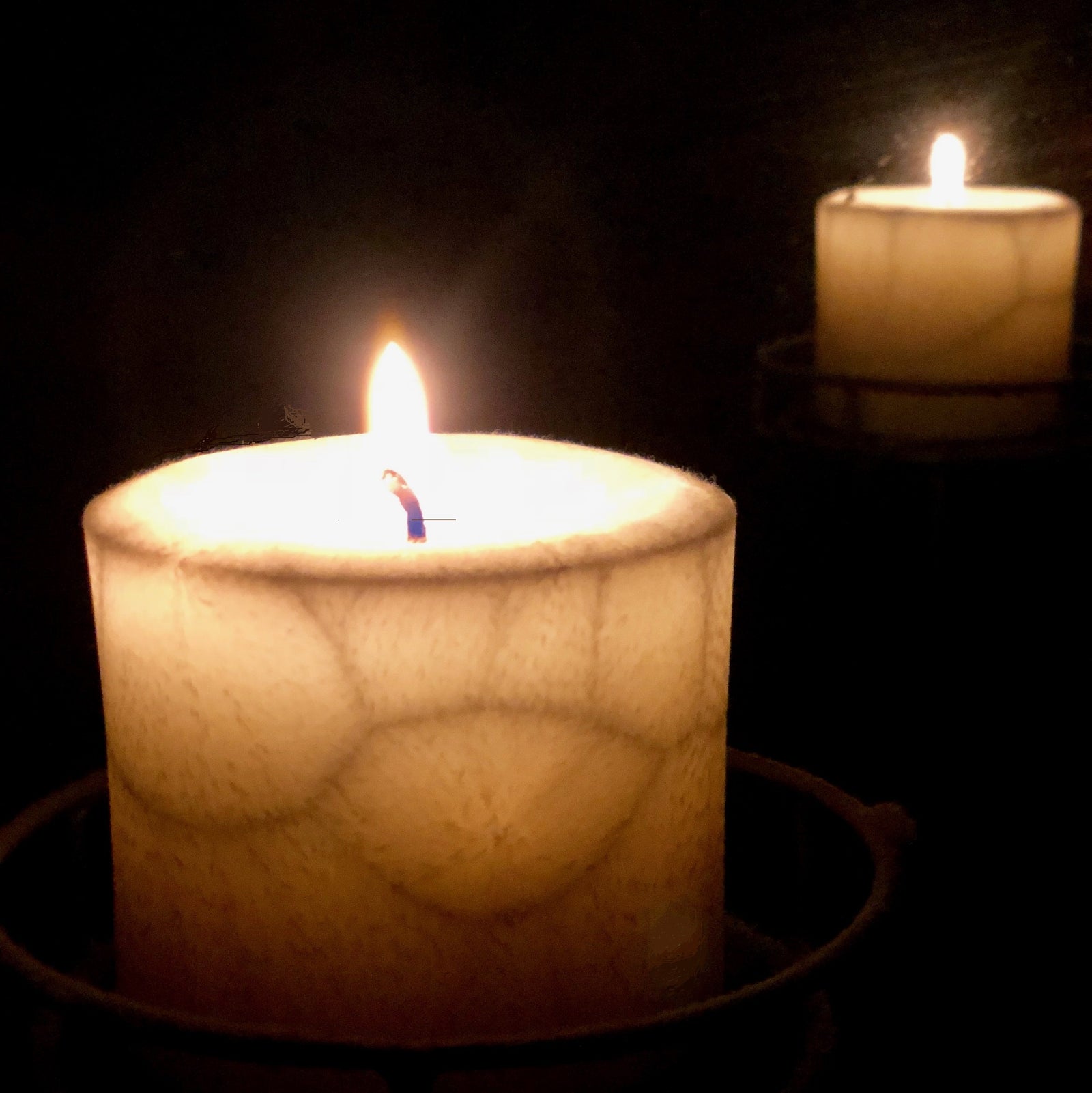 Feather Palm Pillar Candle Making Wax