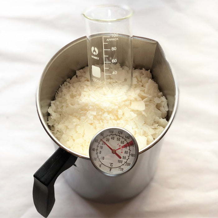 Melting Wax with a Double Saucepan
