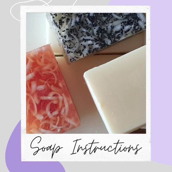 Soap Making Instruction Sheet CandleMaking