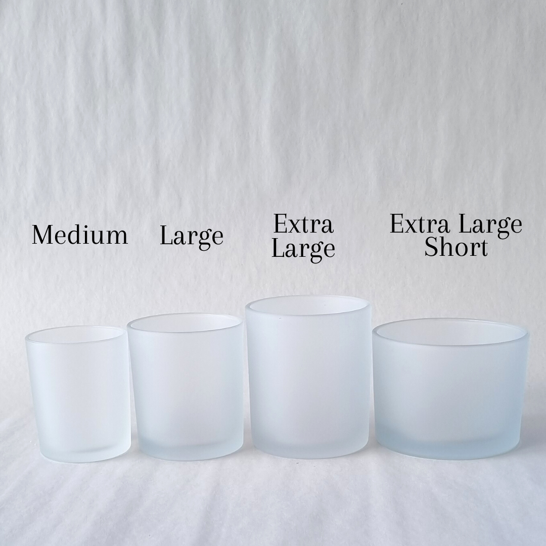 Extra Large Short Oxford Type* Candle Jar + Lids