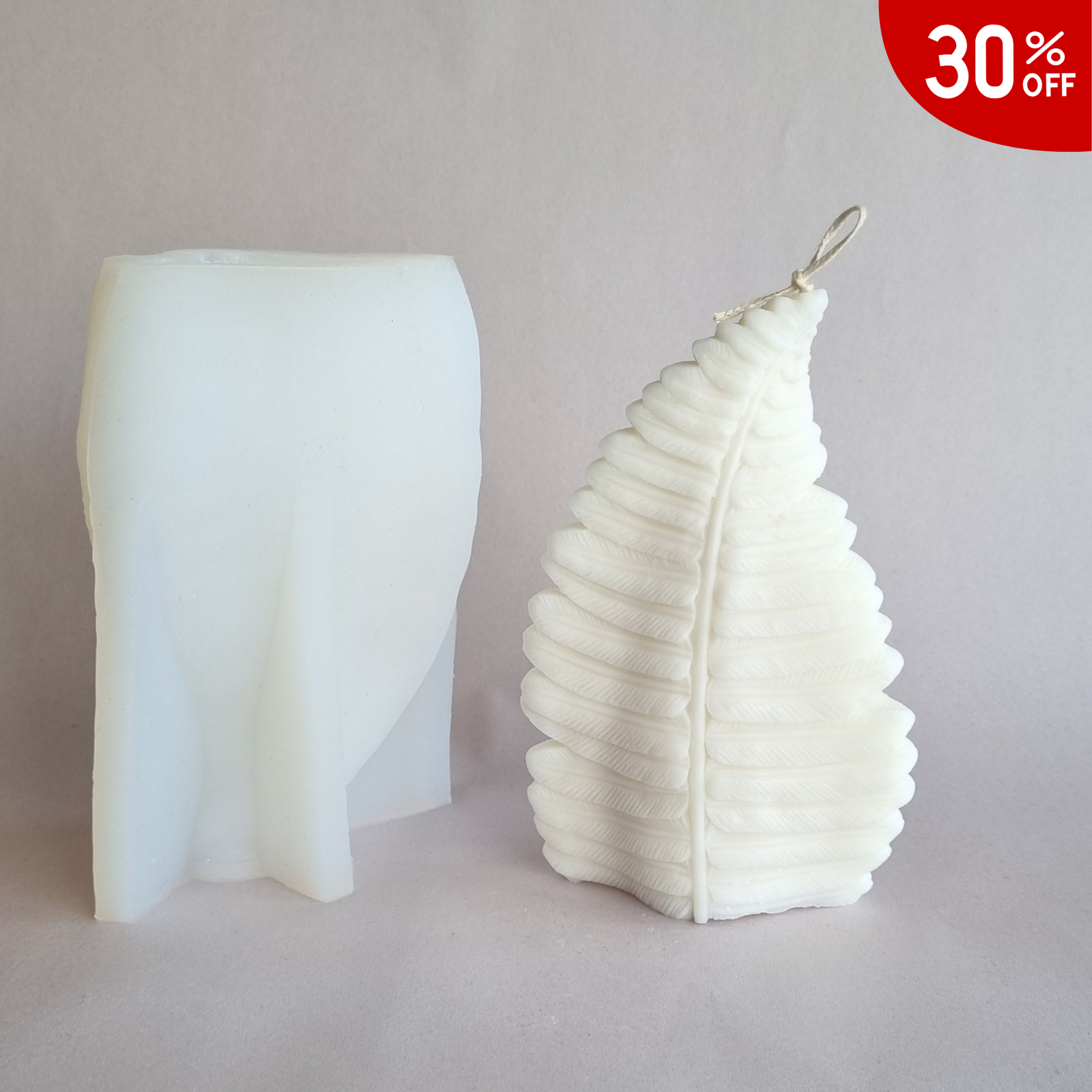 Fern Leaf Silicon Candle Mould