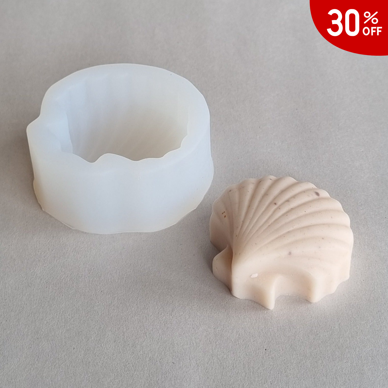 Seashell Silicon Soap Mould