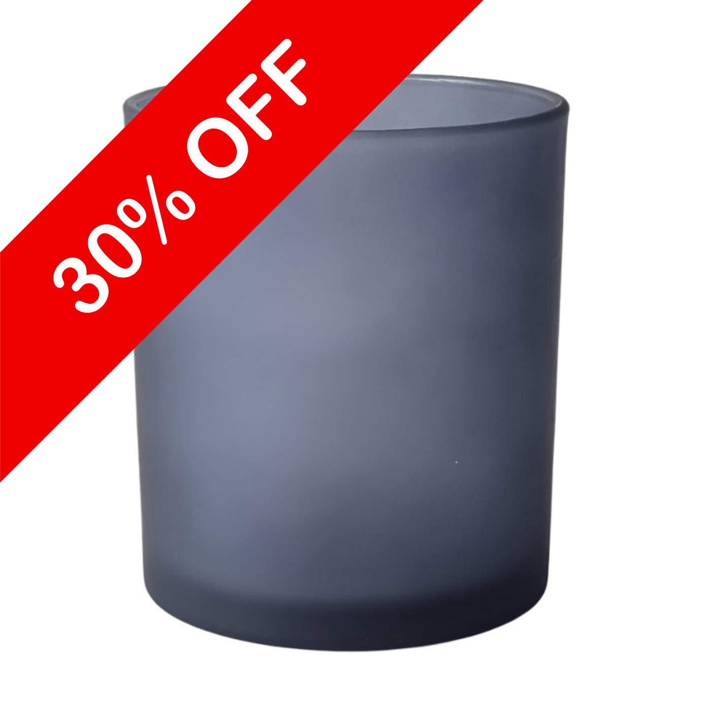 Classic Extra Large Oxford Candle Jar - Frosted Grey Exterior