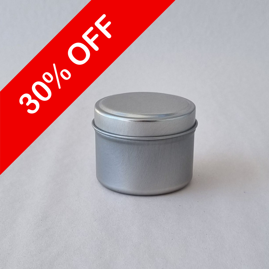 Candle Tin 2oz - Silver