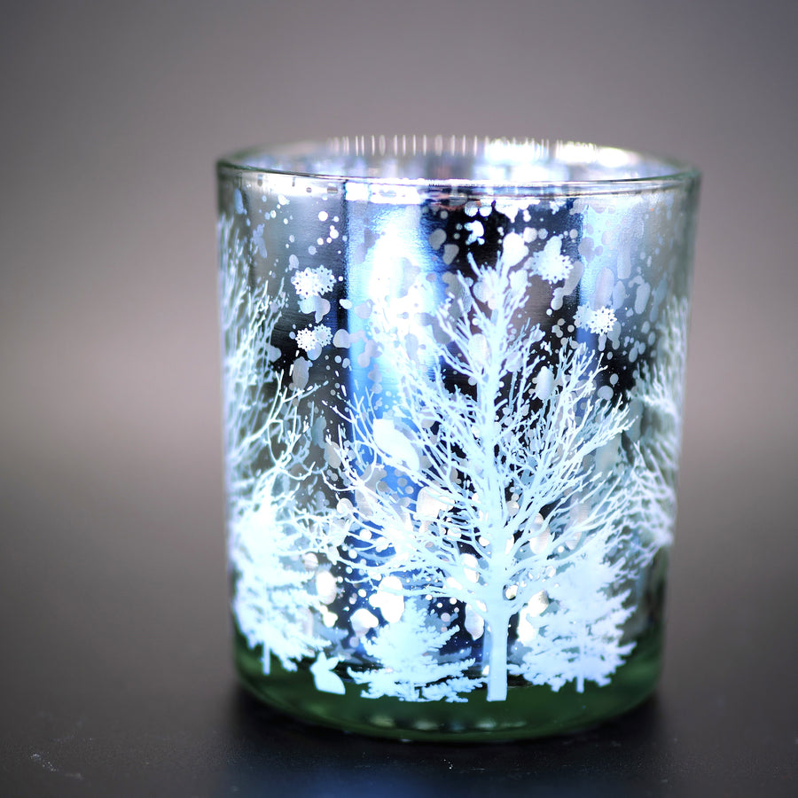 Christmas Tree - Silver Jar