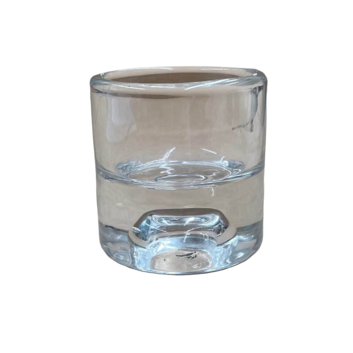 candle holder glass candle jar