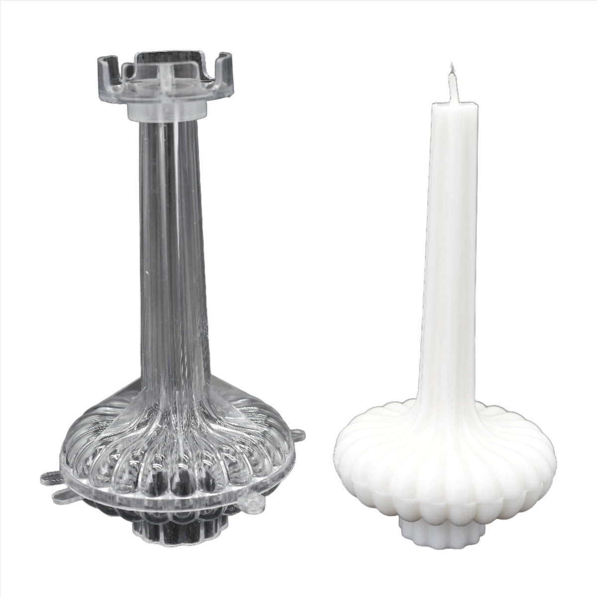 Medium genie-style PVC candle mould