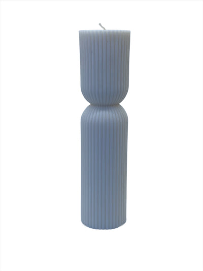 Ribbed Tall Silicon Candle Mould