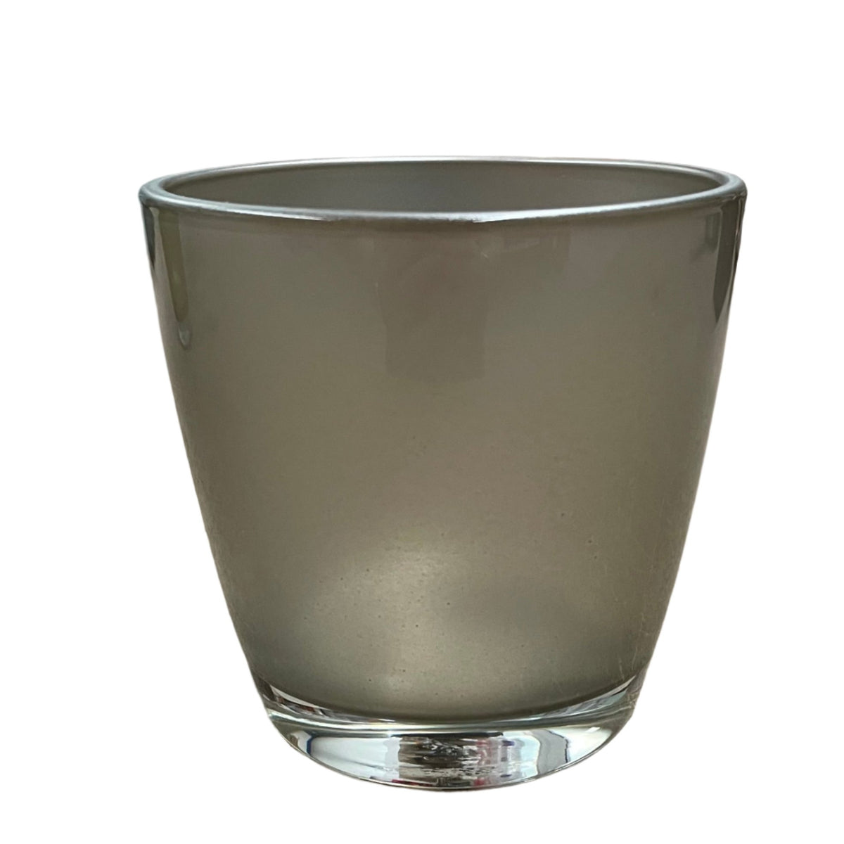 stratford x large – gloss warm grey candle jar
