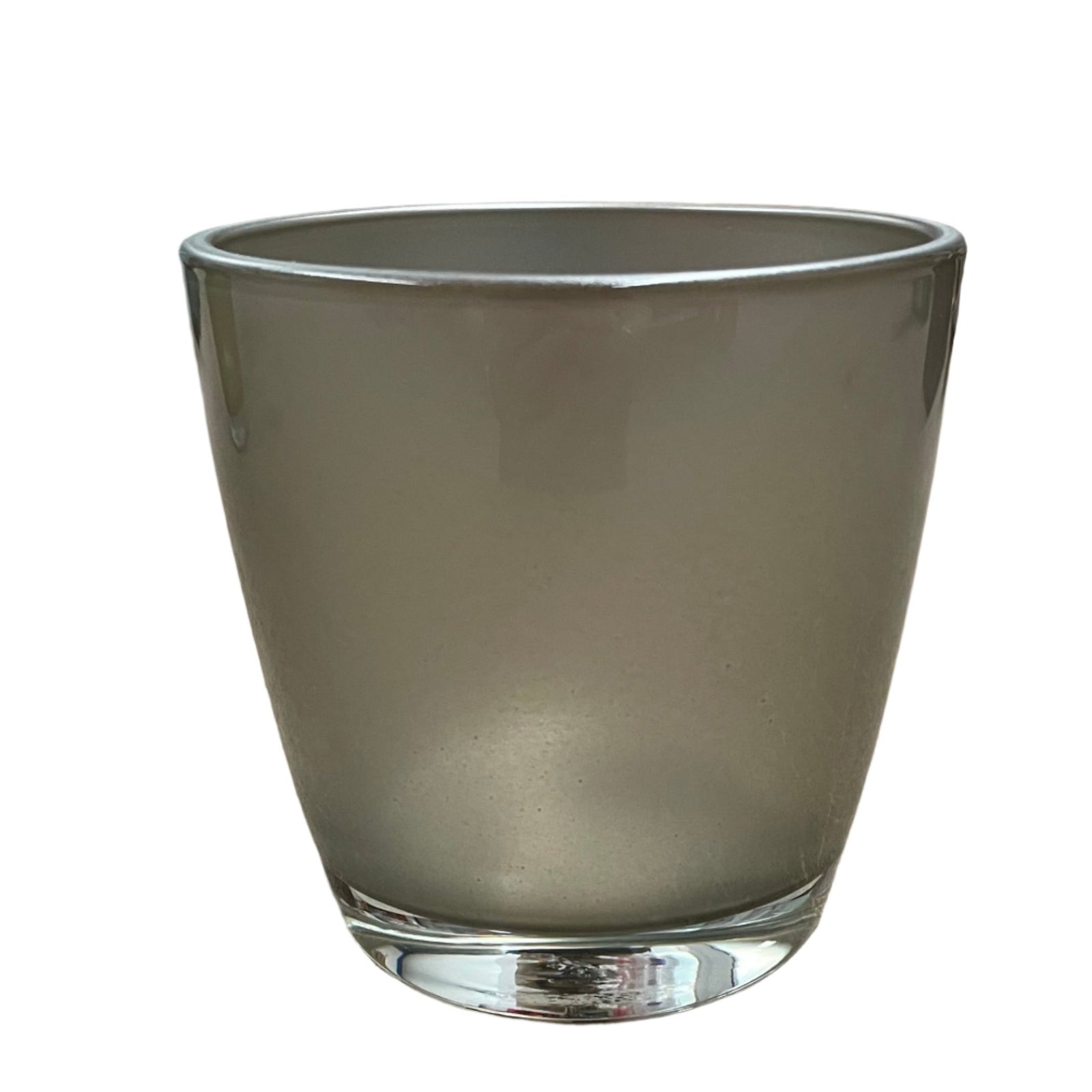 stratford x large – gloss warm grey candle jar
