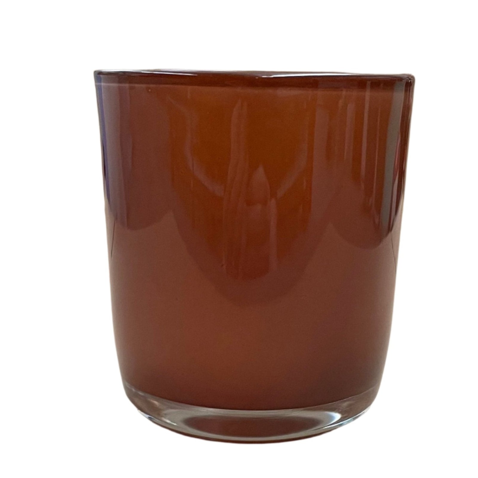 cambridge large – gloss rust candle jar