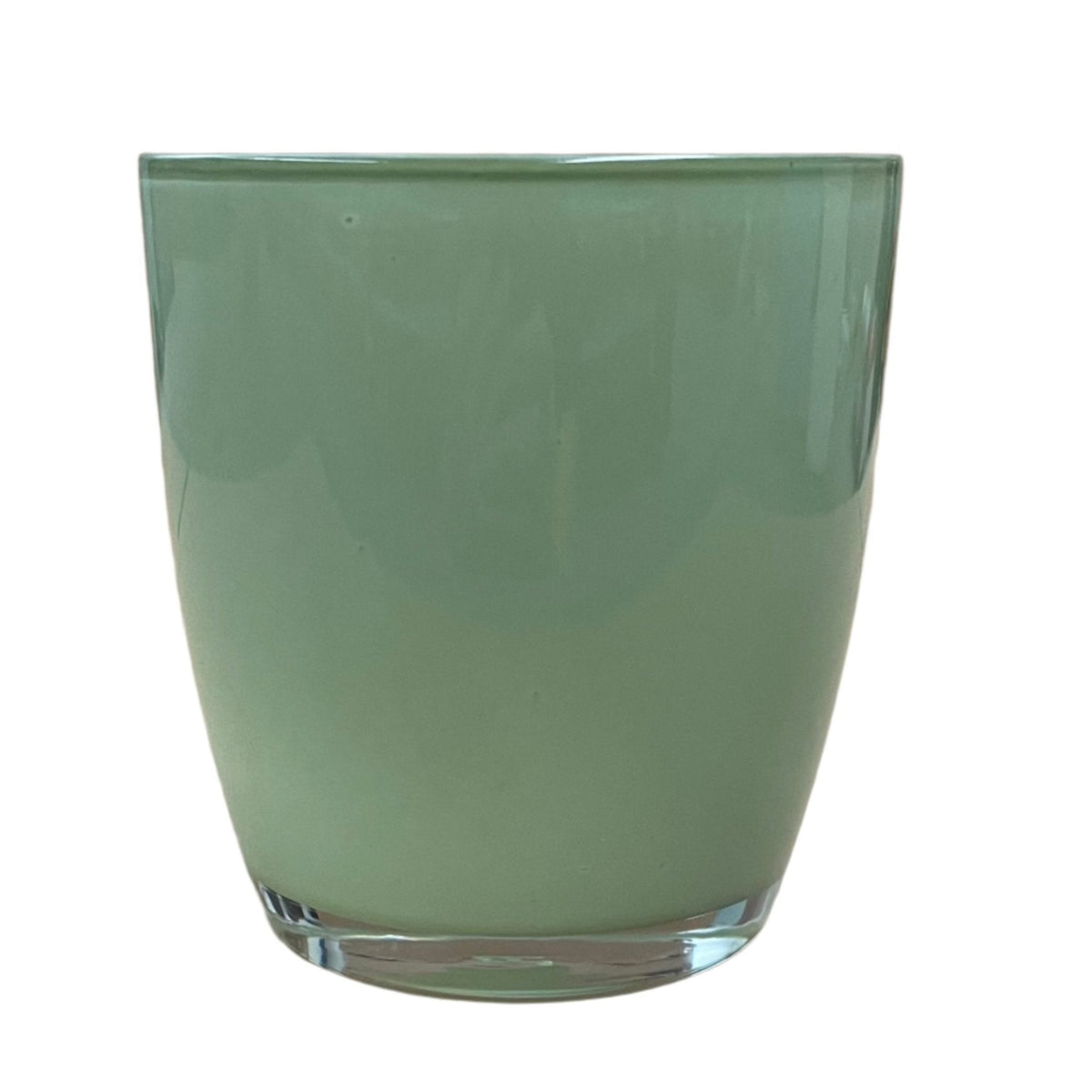 stratford large – gloss green candle jar