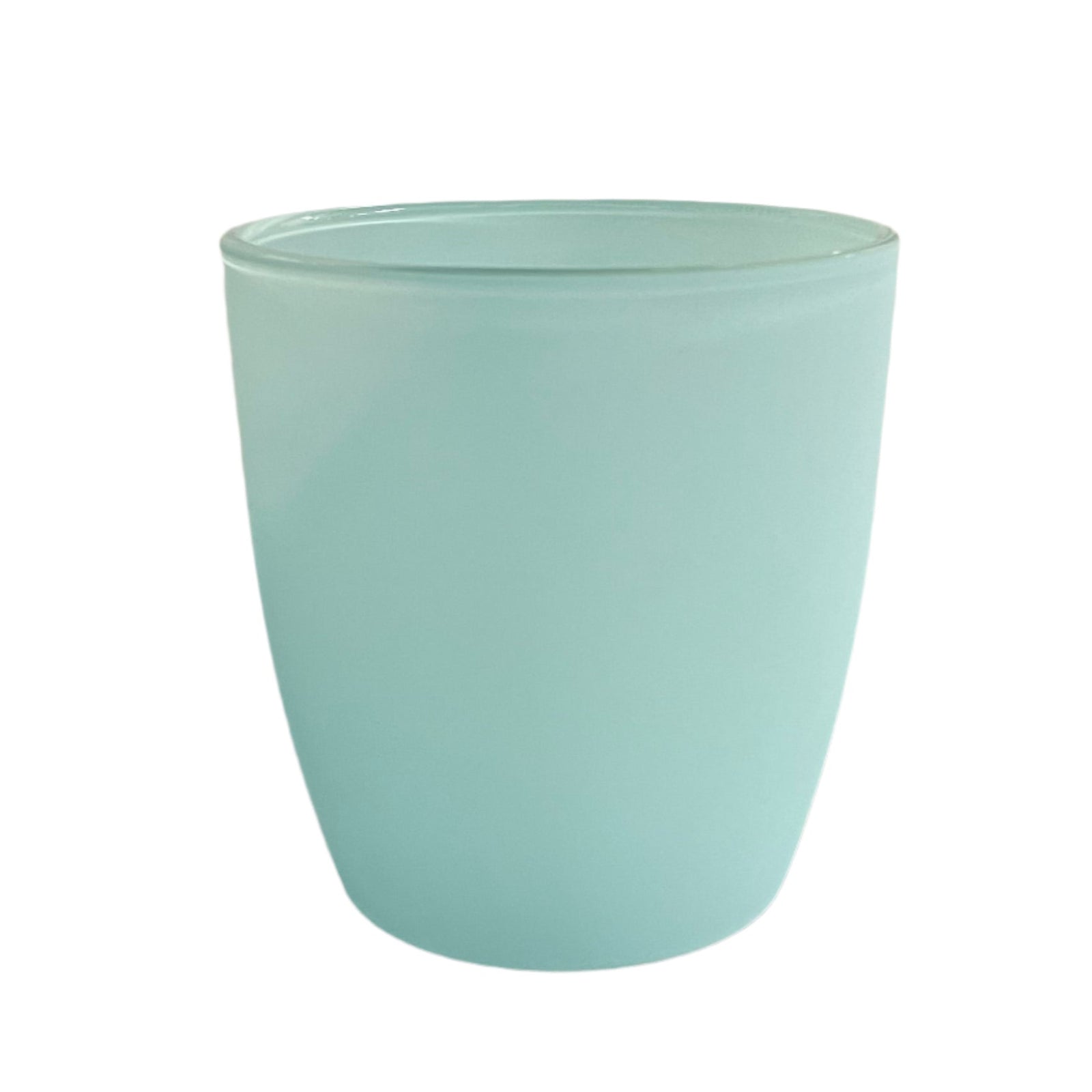 stratford large – matte baby blue candle jar