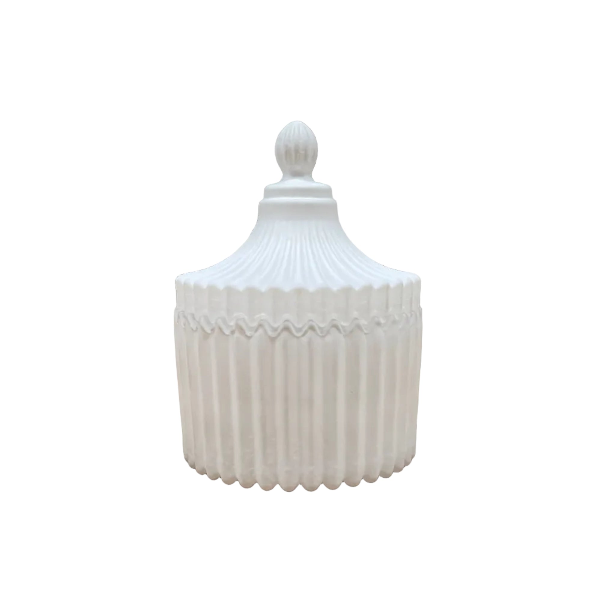 Circus  - mini candle glass White
