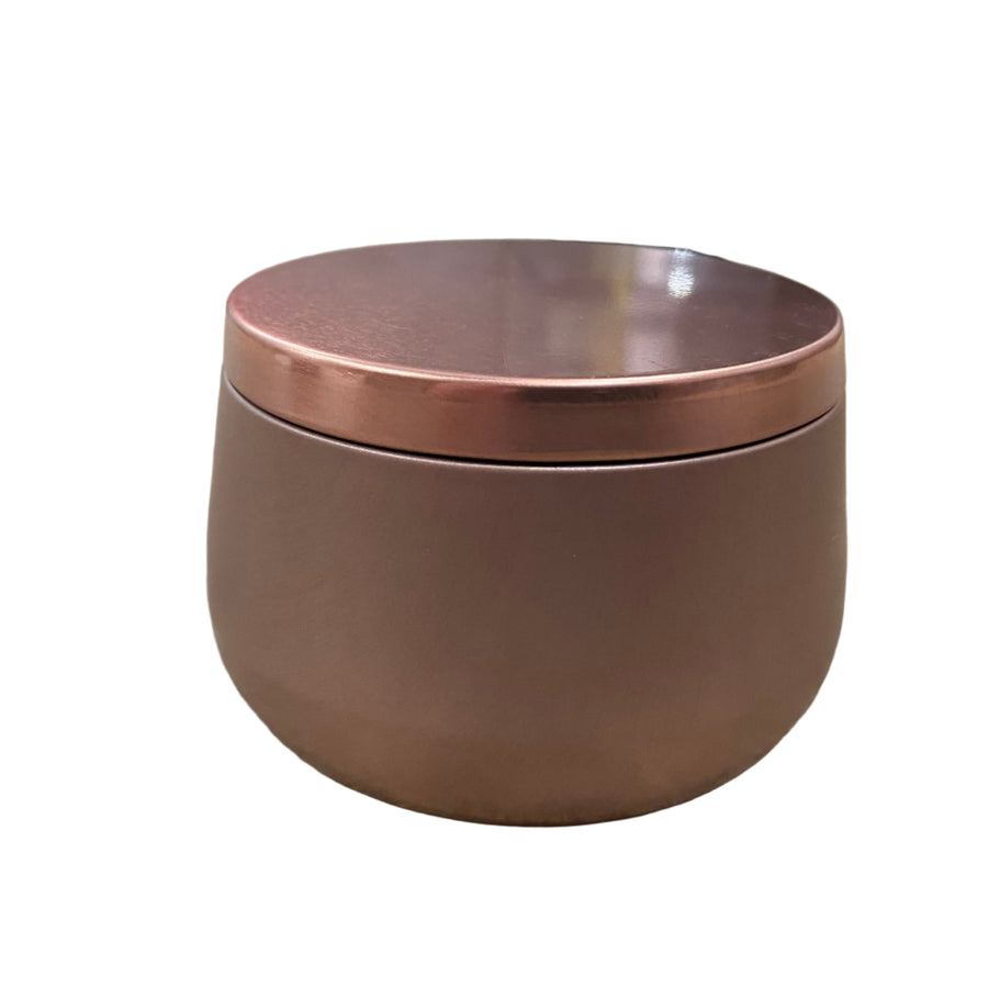 Border Candle Tin "8oz" -  NEW Rose Gold