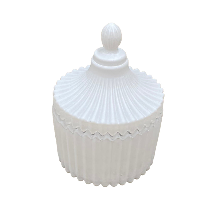 Circus  - mini candle glass White