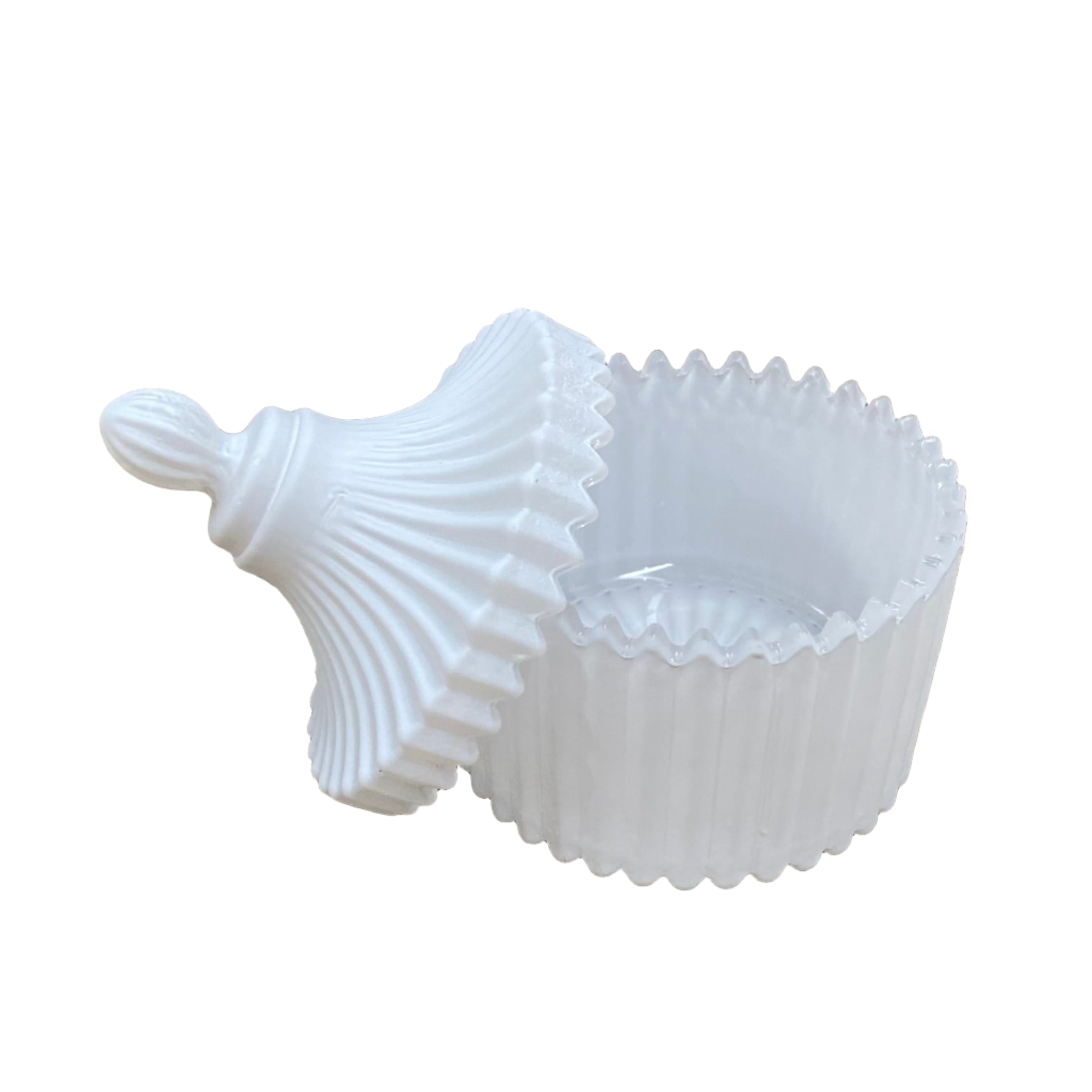 Circus  - mini candle glass White