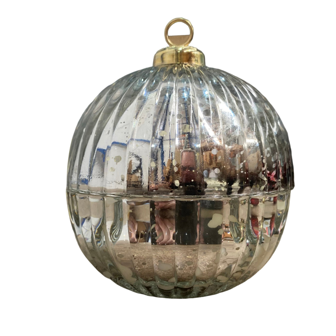 Small Christmas Bauble - Silver