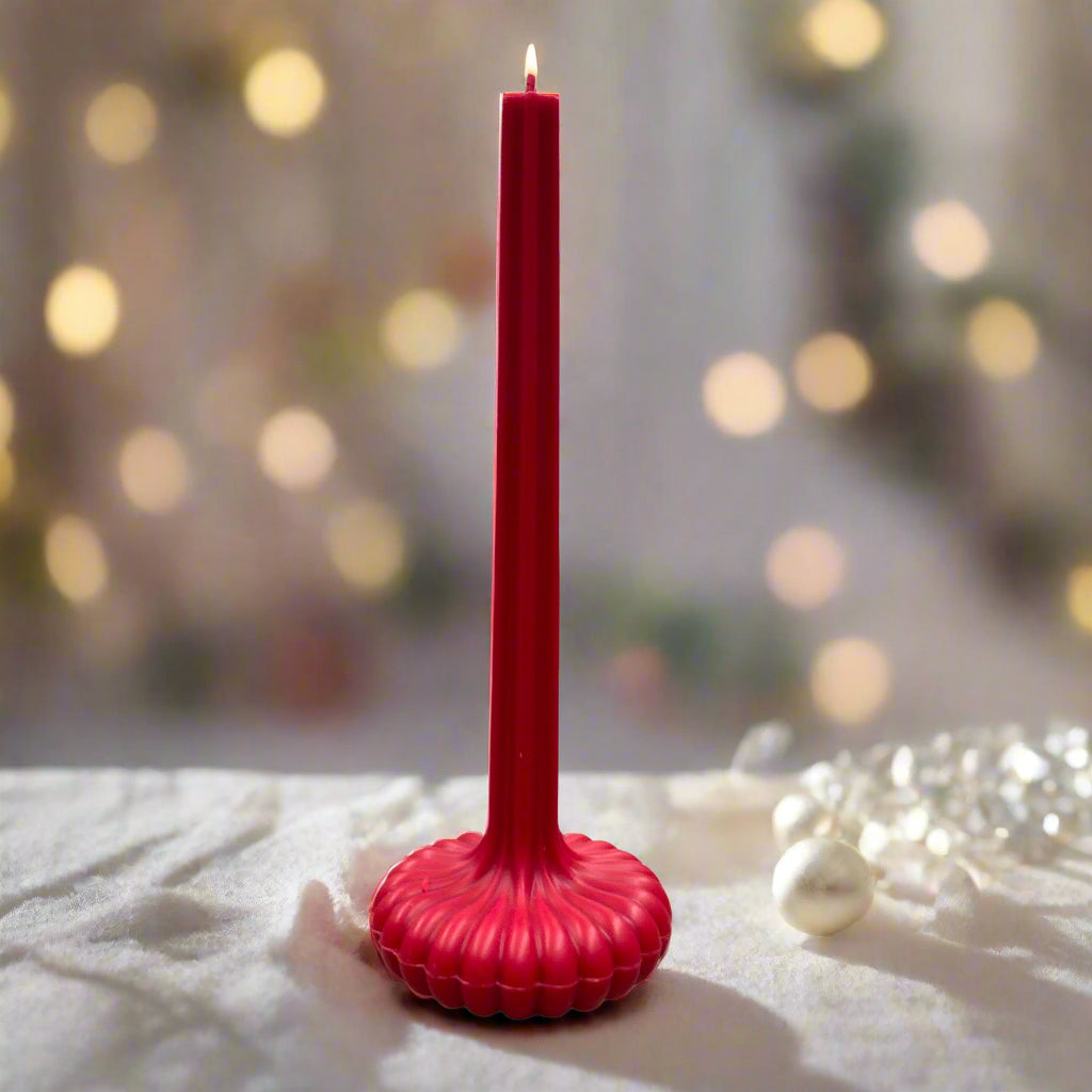 Christmas candle red Large