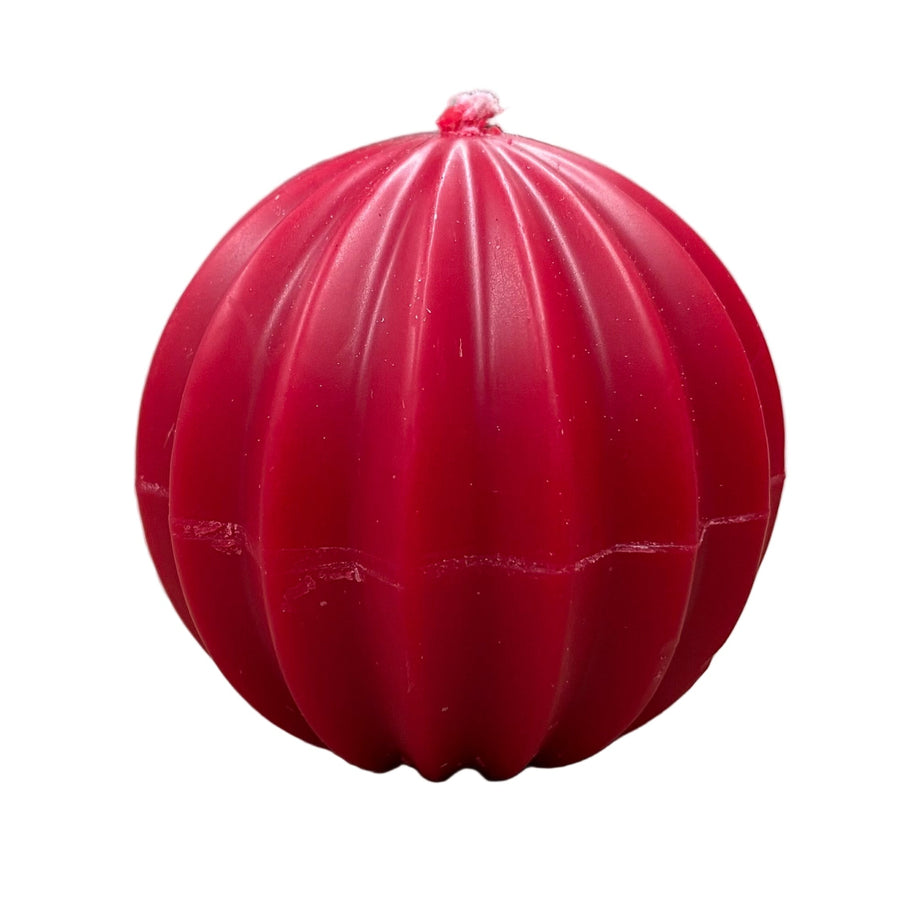 Ball, Fluted - Medium PVC Candle Mould