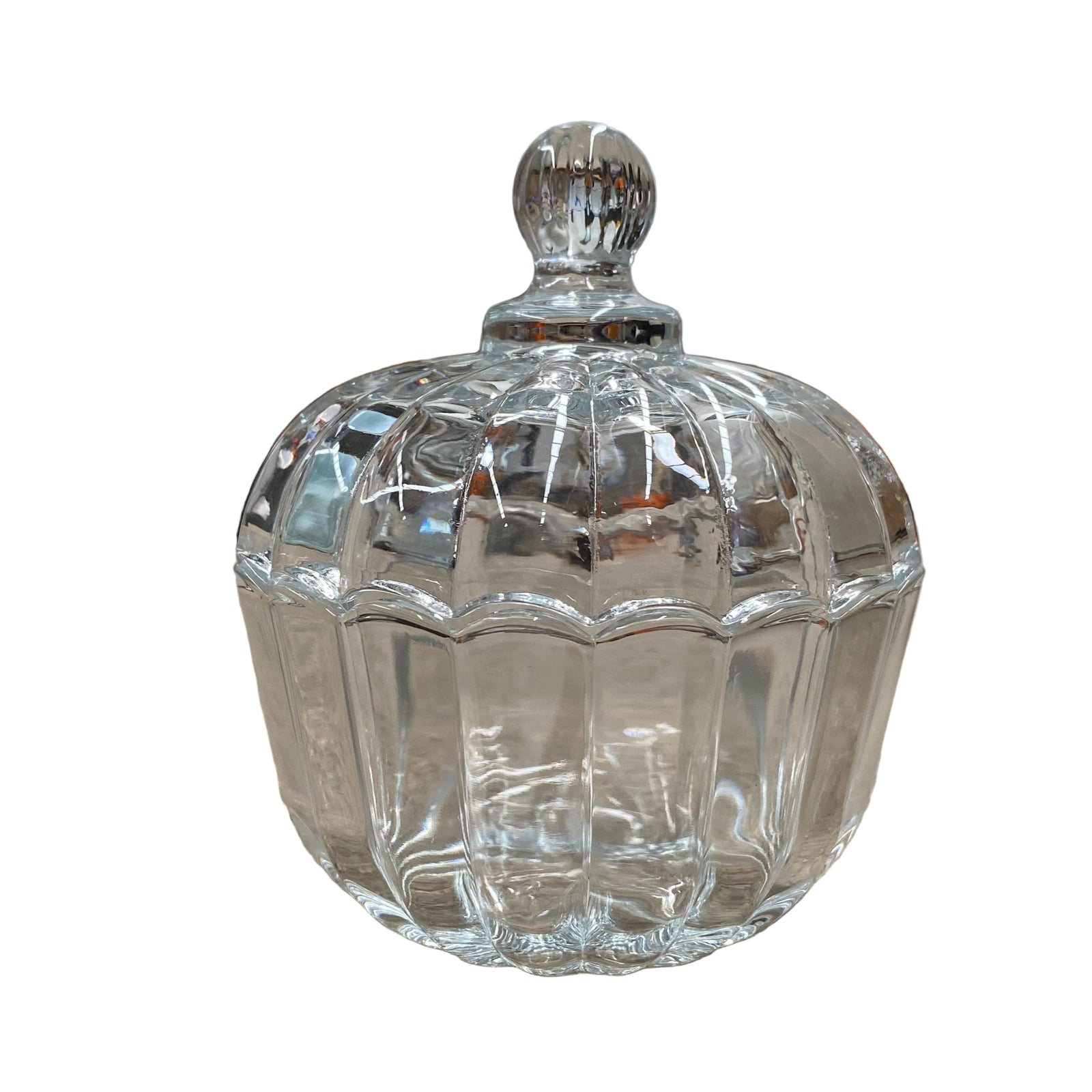 Elegant Bonbonniere large glass clear