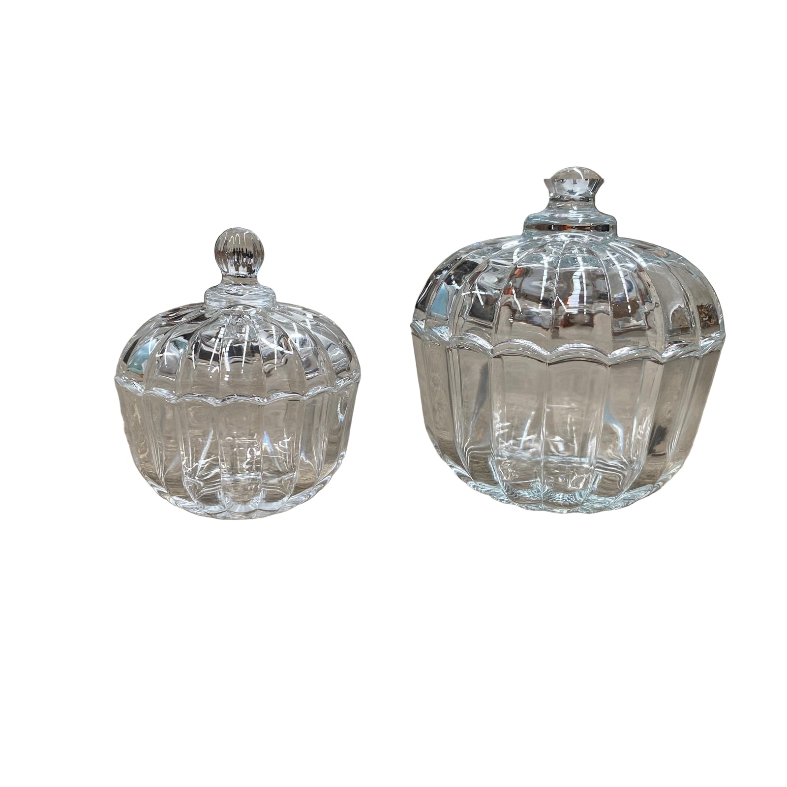 Bonbonniere Jars Clear Glass with lid