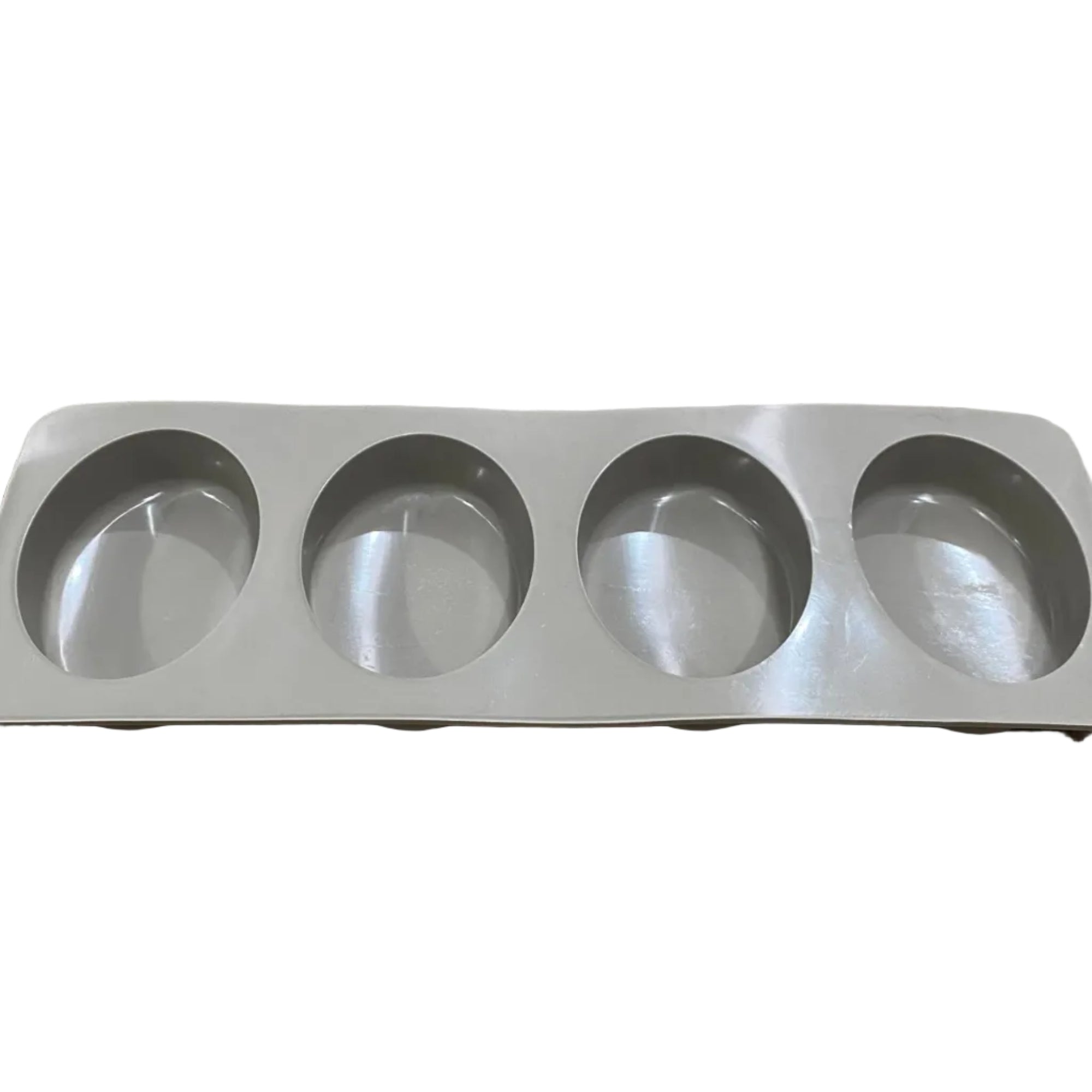 Oval Silicon Wardrobe Freshener/Soap Mould - 4 cavity