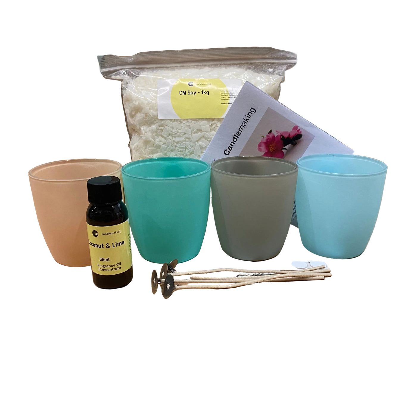 Large Stratford Coloured Jar Soy Candle Making Kit