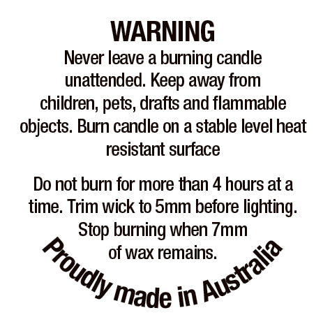 Warning Labels for Candles