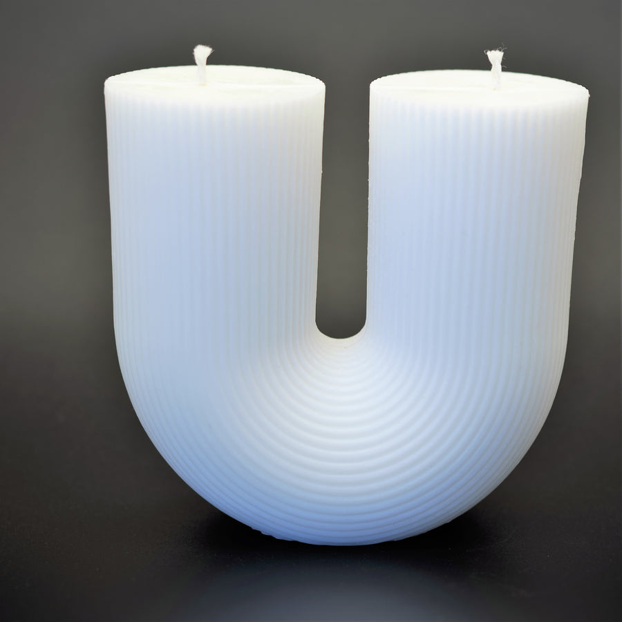 U Shape Silicon Candle Mould - CLEARANCE