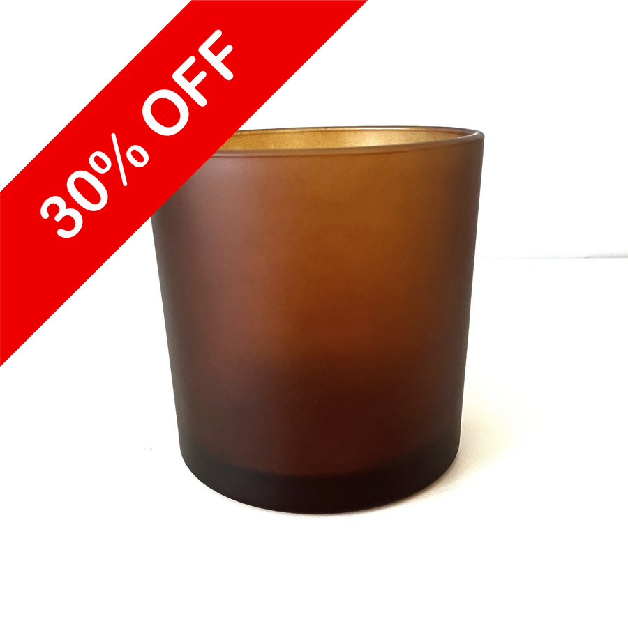 XX-Large Oxford Candle Jar - Frosted Amber