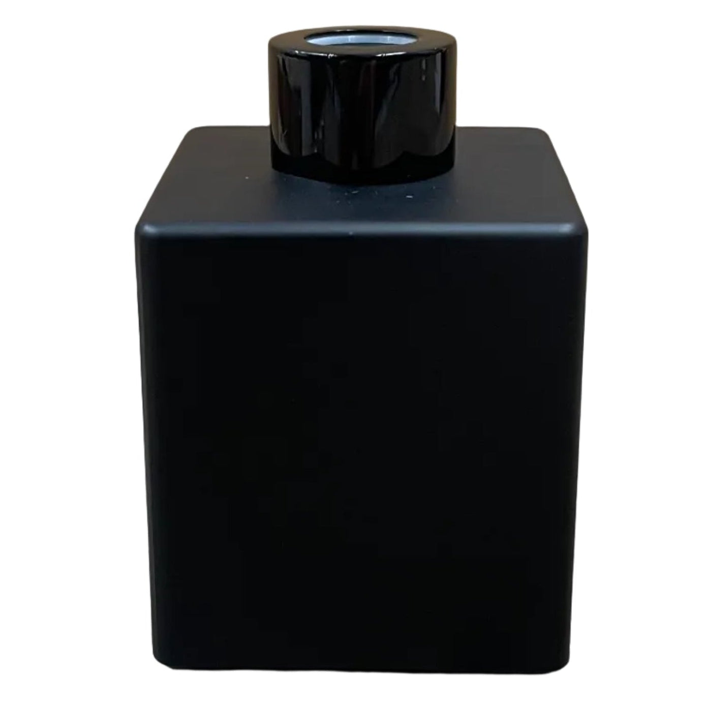 Diffuser bottle square black with black lid