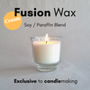 Fusion CREAM 50/50 Soy & Paraffin Blend - Container Wax