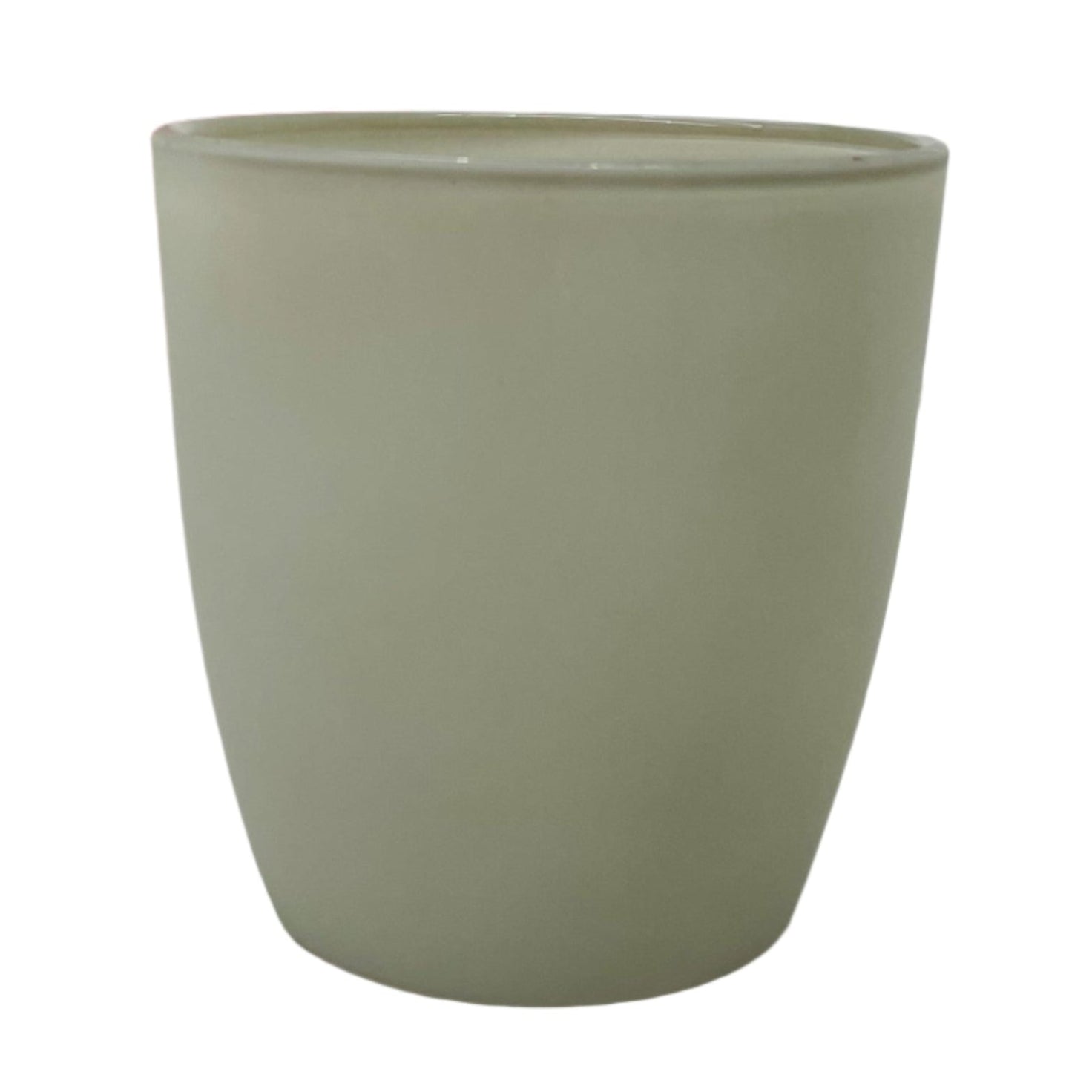 stratford large – matte soft grey candle jar