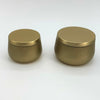 Border Candle Tin "8oz"-  New Gold - $1.30 each in box of 24