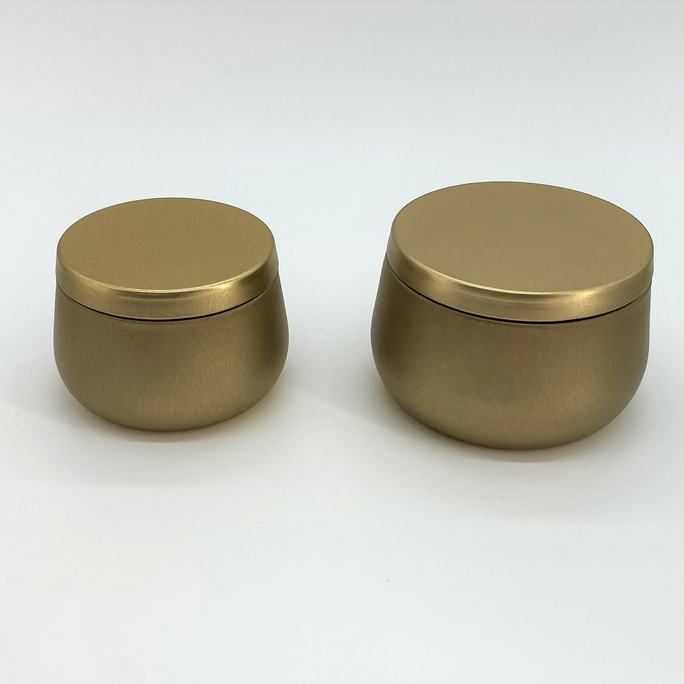 Border Candle Tin "8oz"-  Gold