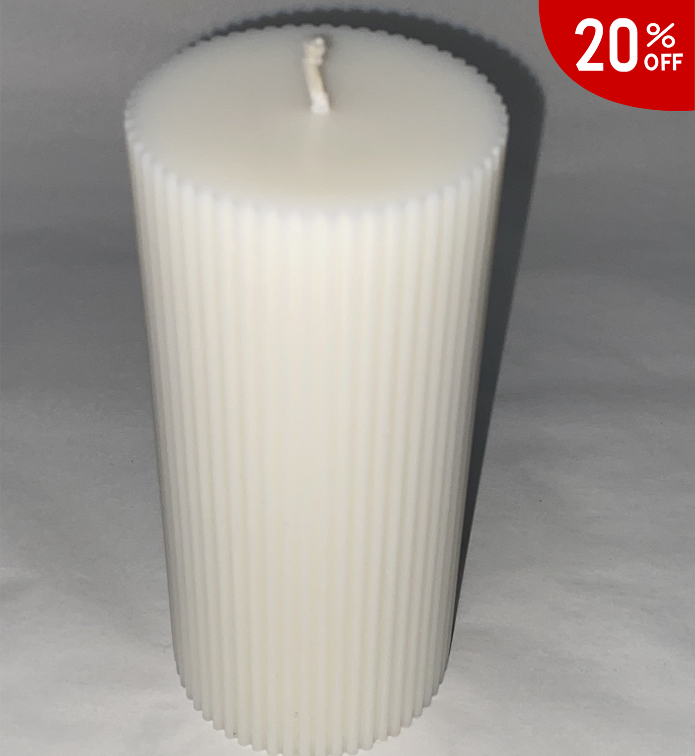 Fluted Round Column -7cm PVC Candle Mould