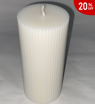 Fluted Round Column -7cm PVC Candle Mould