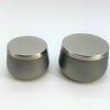 Border Candle Tin "8oz" - Silver- $1.30 each in box of 24