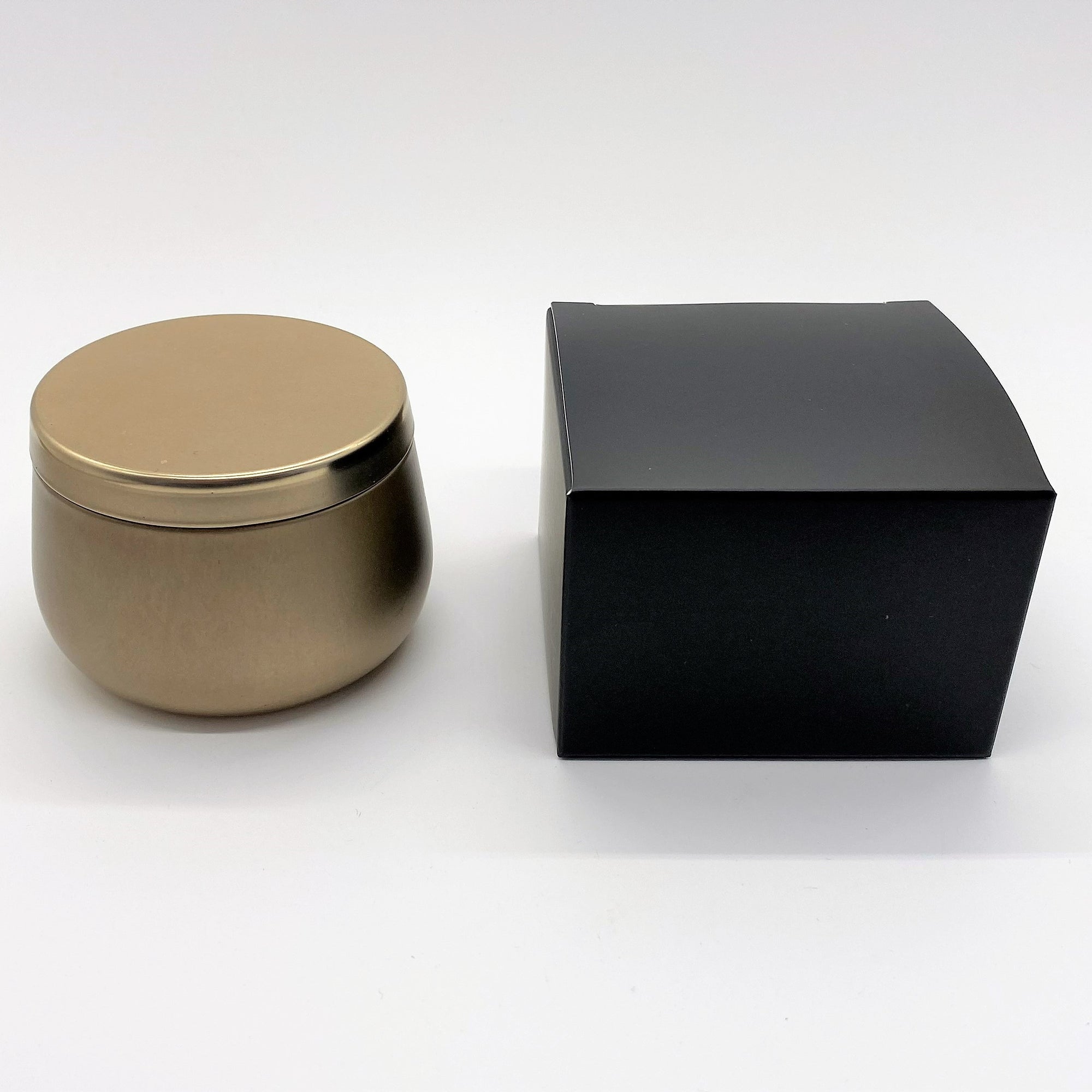 Border Candle Tin "8oz"-  Gold